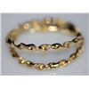 Image 2 : GOLD PLATED TWISTED HOOP EARRING