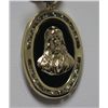 Image 1 : 14K GOLD PLATED CZ JESUS CHRIST PENDANT