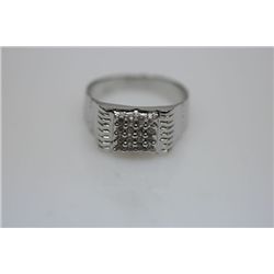 18.3 CTW CZ RING .925 STERLING SILVER