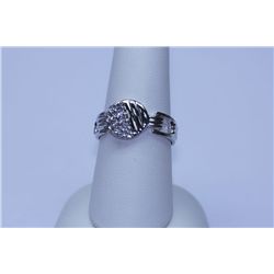 16.50 CTW CZ RING .925 STERLING SILVER