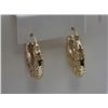 Image 2 : 14K GOLD PLATED HALF LOOP EARRINGS
