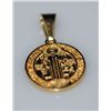 Image 1 : 14K GOLD PLATED SAN BENITO CHARM PENDANT