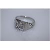 Image 1 : 16.4 CTW CZ RING .925 STERLING SILVER