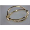 Image 2 : MEDIUM HOOP EARRING 14K GOLD PLATED