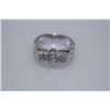 Image 1 : 20.4 CTW CZ RING .925 STERLING SILVER