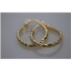 Image 1 : 18K GOLD PLATED HOOP EARRINGS
