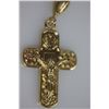Image 2 : 14K GOLD PLATED JESUS CHRIST PENDANT