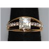 Image 2 : CZ GOLD PLATED FASHION JEWELRY RING