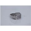 Image 1 : 18.68 CTW  CZ RING .925 STERLING SILVER