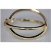 Image 1 : BIG HOOP EARRING 14K GOLD PLATED