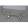 Image 1 : 14K GOLD PLATED CZ SMALL EARRINGS