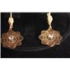 Image 1 : CZ 14K GOLD PLATED EARRING