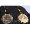 Image 2 : FANCY FASHION JEWELRY ANTIQUE COLOR ROUND EARRINGS