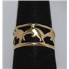 Image 1 : 18K GOLD PLATED DOLPHIN RING