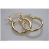 Image 1 : 18K GOLD PLATED HOOP EARRINGS