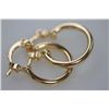 Image 2 : 18K GOLD PLATED HOOP EARRINGS