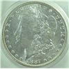 Image 1 : 1887-P MORGAN SILVER DOLLAR,