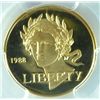 Image 3 : 1988-W OLYMPIC $5.00 GOLD COMMEORATIVE, PCGS MS-69