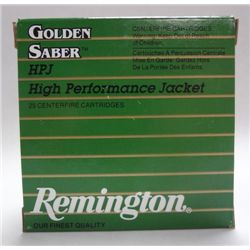 1 box of Remington Golden Saber High Performance Jacket Ammunition