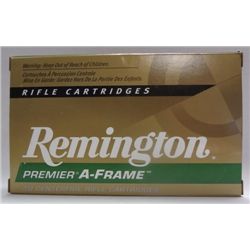 1 box Remington Premier A-Frame 20 Centerfire Rifle Cartridges