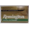 Image 1 : 1 box Remington Premier A-Frame 20 Centerfire Rifle Cartridges