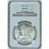 Image 1 : 1889-O MORGAN SILVER DOLLAR, NGC MS-65+ WHITE,  POPULATION OF  ONE THIS COIN