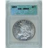 Image 1 : 1893 MORGAN SILVER DOLLAR, ICG MS-64 BLAST WHITE, SCARCE, SUPER NICE