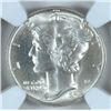 Image 2 : 1945 MERCURY DIME, NGC MS-65 GEM