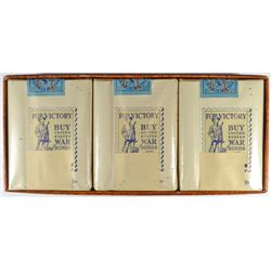 WWII VINTAGE RALEIGH CIGARETTES IN ORIGINAL CARTON ( 6 PACKS ) MINT CONDITION