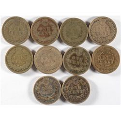 10-1862 INDIAN ONE CENT CULL-AG