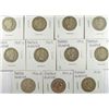 Image 1 : 11 BARBER QUARTERS (05,05-S,07,07-O,08-O,09,12,13,14,15-D,16-D) AG-FINE