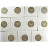 Image 2 : 11 BARBER QUARTERS (05,05-S,07,07-O,08-O,09,12,13,14,15-D,16-D) AG-FINE