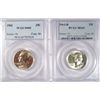 Image 1 : 1963 & 1963-D PCGS MS65 WASHINGTON QUARTERS