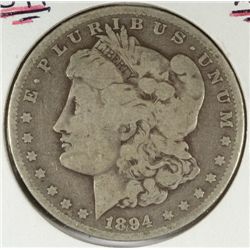1894-O MORGAN DOLLAR  VG