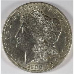 1900-S MORGAN DOLLAR AU 58