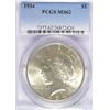 Image 1 : 1934 PEACE DOLLAR PCGS MS62