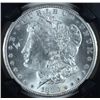 Image 2 : 1883-CC MORGAN DOLLAR NGC MS-61 25TH ANNIVERSARY BLACK HOLDER