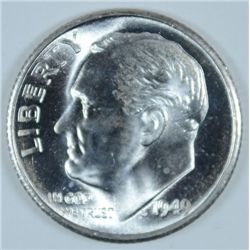 1949-S ROOSEVELT DIME, MS-67   BLAZER!