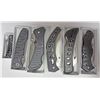 Image 1 : 6 FOLDING KNIVES: NIGHT HAWK, EAGLE EYE III, SWAMP LIZARD, BUCK SHOT, H4