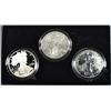 Image 1 : 2006 AMERICAN SILVER EAGLE 3 PIECE 20Th ANNIVERSARY SET IN NICE ORIG. PACKAGING