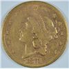 Image 1 : 1871-S $20.00 LIBERTY GOLD, XF/AU  SCARCE