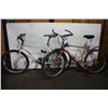 Image 1 : 2 BIKES : WHITE TREK ANTELOPE MOUNTAIN AND ORANGE NORCO KATMANDU MOUNTAIN BIKE