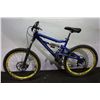 Image 1 : BLUE SANTA CRUZ BULLIT 24 SPEED FULL SUSPENSION MOUNTAIN BIKE