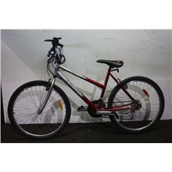 RED TRIUMPH LASER 18SPEED MOUNTAIN BIKE