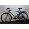 Image 2 : 2 BIKES : BLUE NORCO KOKANEE MOUNTAIN BIKE - BROKEN GEAR & A PURPLE DIAMOND BACK MOUNTAIN BIKE