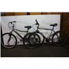 Image 1 : 2 BIKES : GREY AVALON ALUMINUM 7 SPEED FULL SUSPENSION ROAD BIKE & A GREY TRACKER NORTHLAND