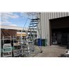 Image 1 : 14FT GREY MOBILE METAL SHOP STAIRS