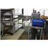 Image 2 : STAINLESS STEEL COMMERCIAL UPRIGHT DISHWASHER WITH RINSE SINK AND TRAY FEED TABLE INCLUDING