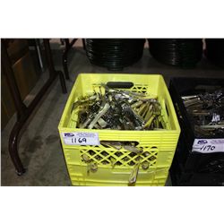 CRATE OF MIXED STAINLESS FLATWARE