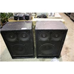 PAIR OF EV STAGE QUALITY AUDIO SPEAKERS